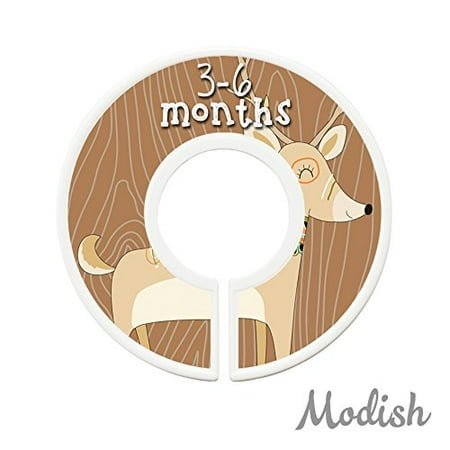 Nursery Decors from New-born to 24 Months SAVITA 7pcs Wooden Baby Closet Dividers Baby Cloth Organizers Infant Wardrobe Dividers for Baby Boy/&Girl Clothes Sorting